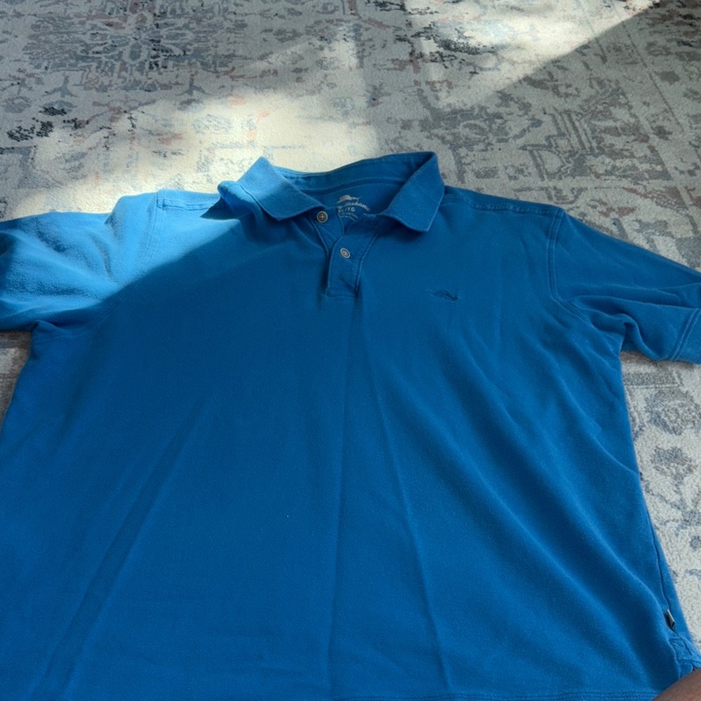 Tommy Bahama Vibrant Blue Polo Shirt size xl
